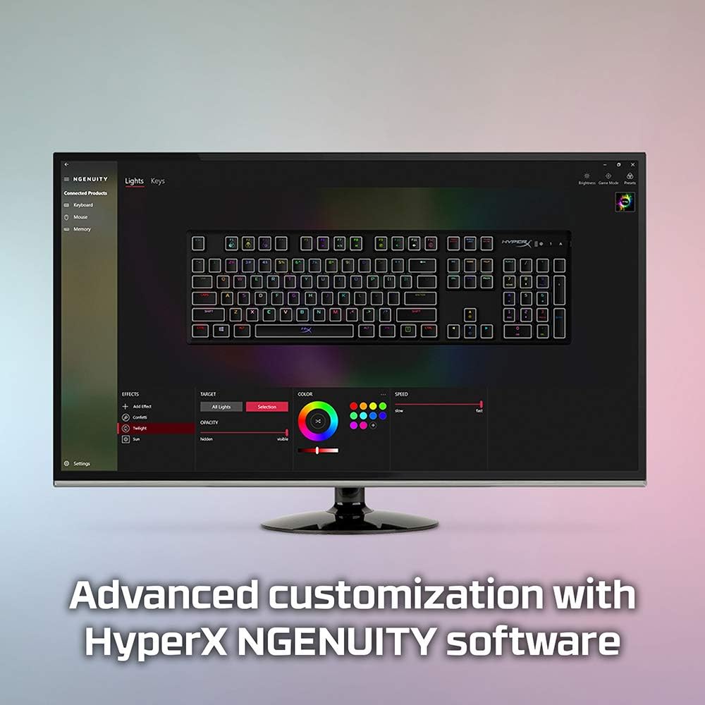 Alloy Origins - Mechanical Gaming Keyboard, Software-Controlled Light & Macro Customization, Compact Form Factor, RGB LED Backlit - Linear Red Switch (Black)