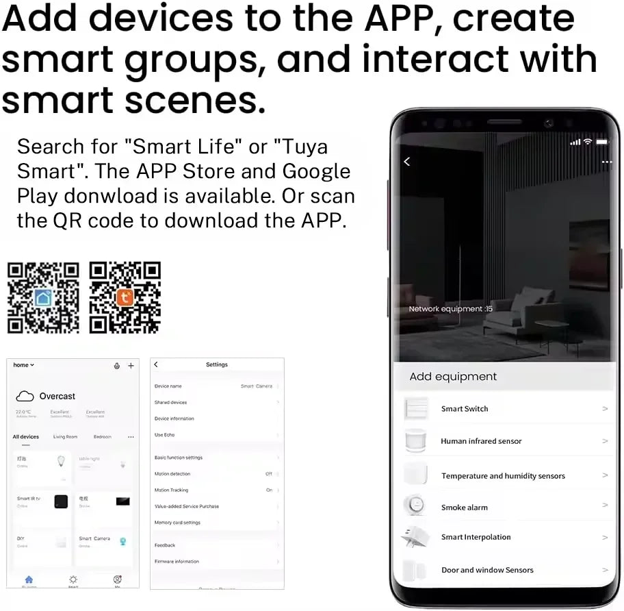 Tuya Zigbee 3.0 Gateway Hub Smart Home Wireless Bridge Smart Life APP Remote Control Automation Device Works with Alexa Google