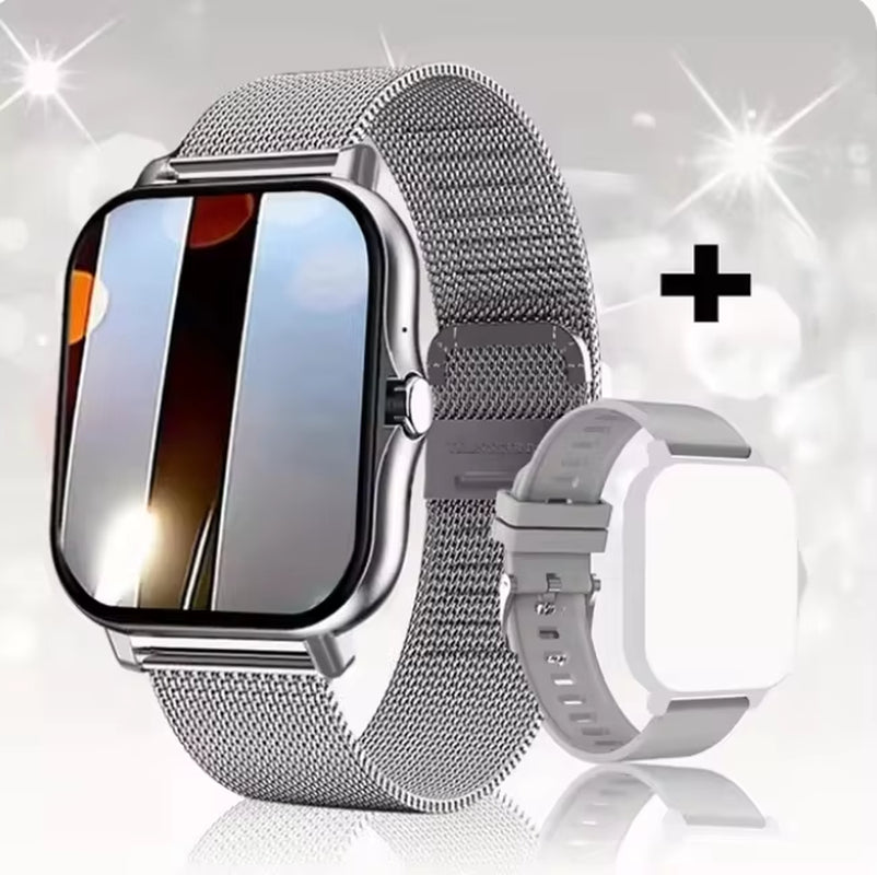 G.L Wear 1.83-Inch HD Smartwatch with Bluetooth Calling, Heart Rate Monitor, Fitness Tracker, and Activity Monitoring for Men & Women
