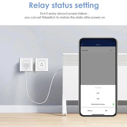 Tuya Smart Wifi Plug US Standard Wireless Outlet 10A Remote Control Smart Home Appliances Work with Alexa Google Home