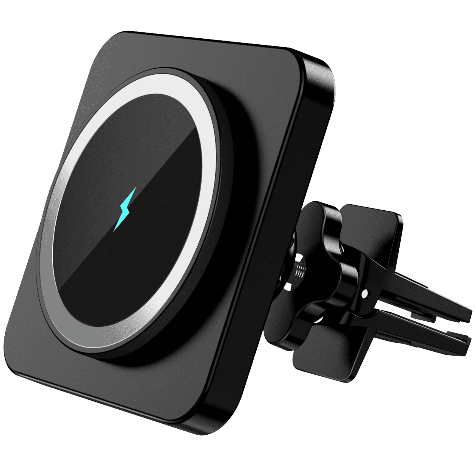Car Mag-Safe Wireless Charger - Car Mount Fast Charging Air Vent Phone Holder Mount for IPhone 17/16/15/14/13/12 - Black