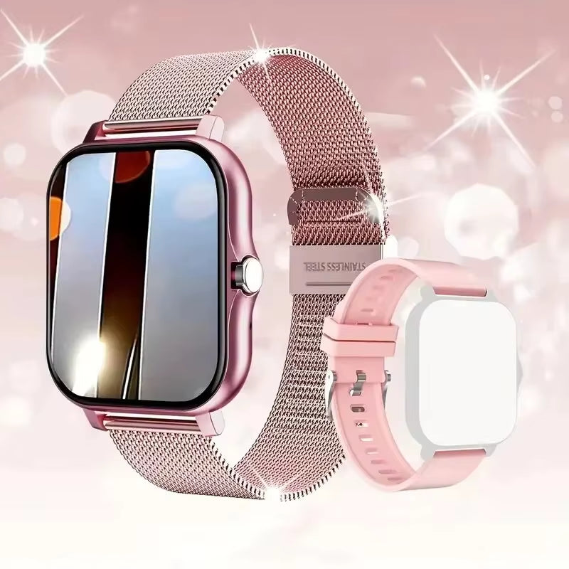 G.L Wear 1.83-Inch HD Smartwatch with Bluetooth Calling, Heart Rate Monitor, Fitness Tracker, and Activity Monitoring for Men & Women