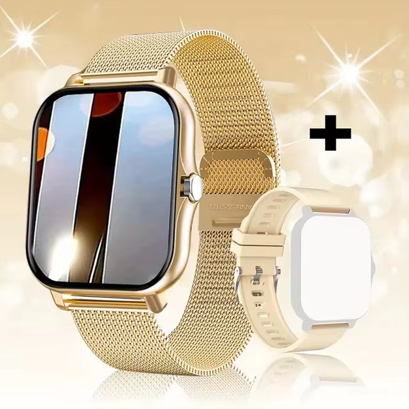 G.L Wear 1.83-Inch HD Smartwatch with Bluetooth Calling, Heart Rate Monitor, Fitness Tracker, and Activity Monitoring for Men & Women