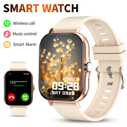 G.L Wear 1.83-Inch HD Smartwatch with Bluetooth Calling, Heart Rate Monitor, Fitness Tracker, and Activity Monitoring for Men & Women