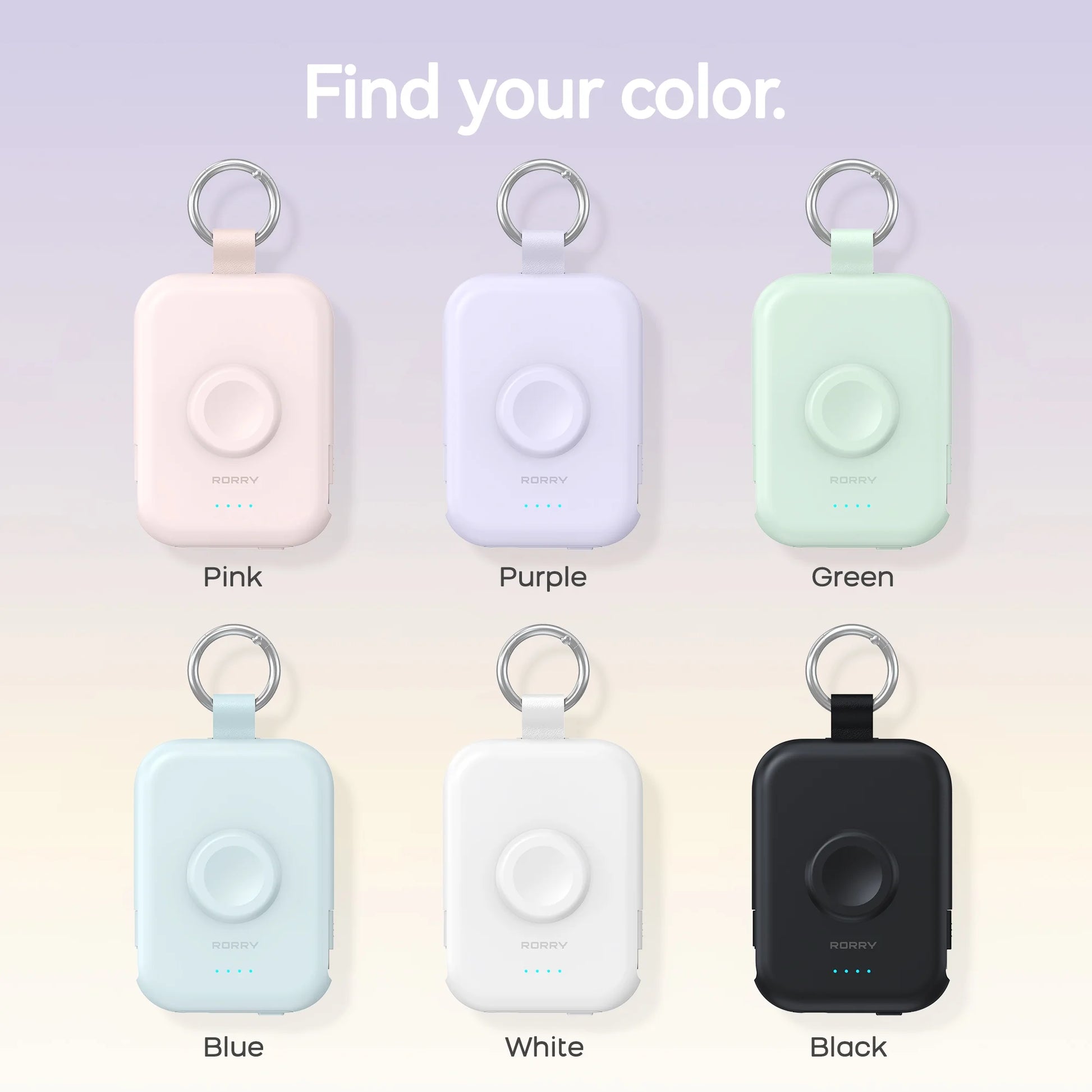 Portable Charger, 5000Mah Power Bank - Apple Watch Charger with Built-In Cables,Travel-Ready Portable Charger for Iphone 17/ 16/15/14 ,Android ,Apple Watch Ultra2/11/10/9/8, White